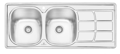 سینک ظرفشویی پرنیان مدل PS 1209 استیل فانتزی توکار