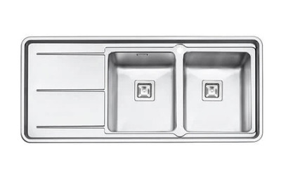 سینک ظرفشویی پرنیان مدل PS1225 استیل توکار