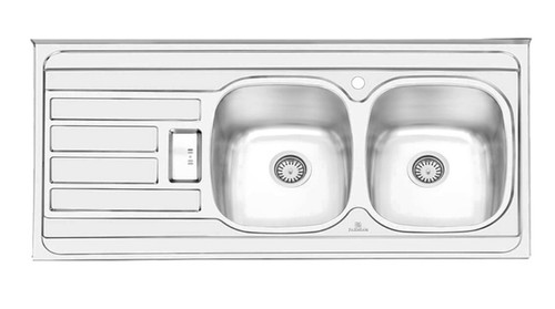 سینک ظرفشویی پرنیان مدل PS1101 استیل روکار